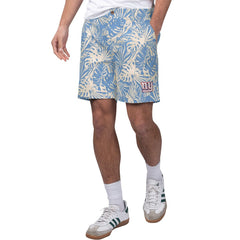 New York Giants Margaritaville Sandwashed Monstera Print Amphib Shorts - Royal - NFL