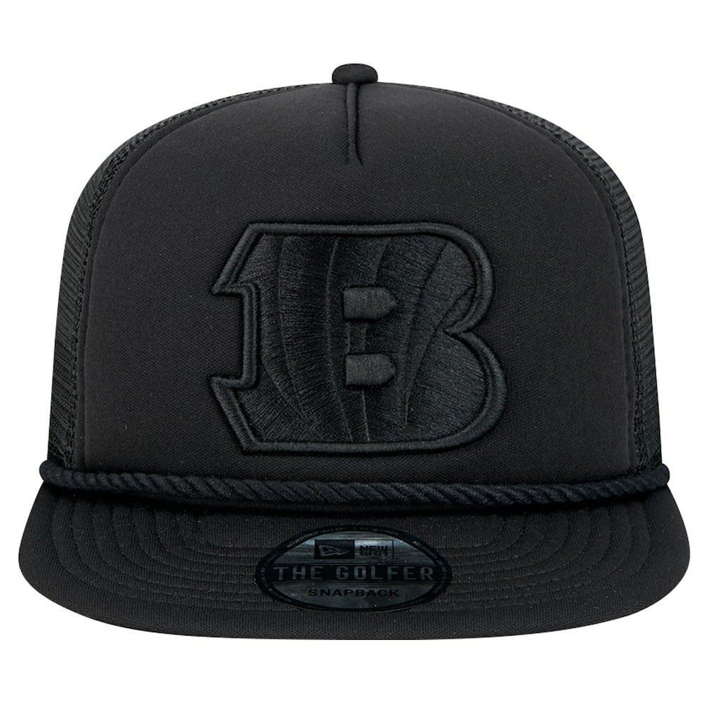 New Era Cincinnati Bengals Black Active Tone Golfer Snapback Hat - NFL