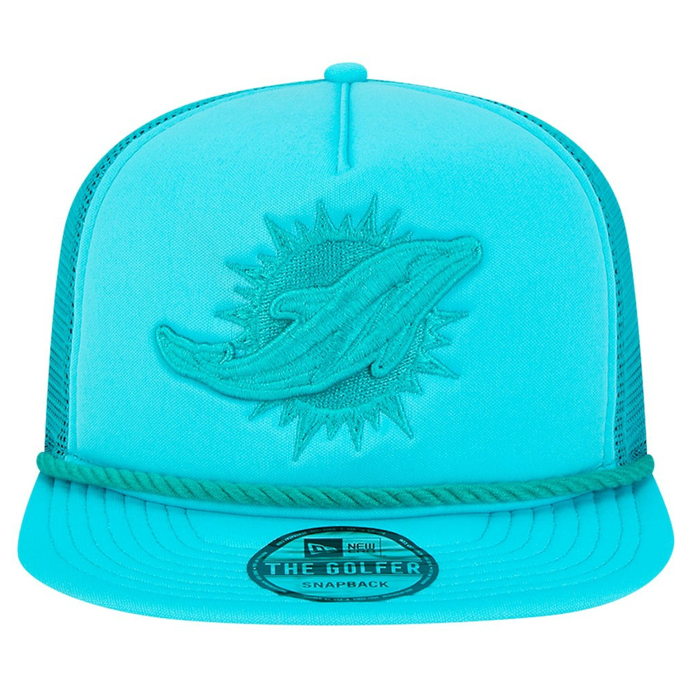 New Era Miami Dolphins Aqua Active Tone Golfer Snapback Hat - NFL