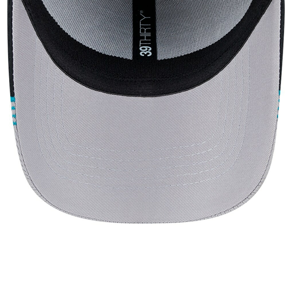 New Era Jacksonville Jaguars Gray Throwback Active Visor Trim 39THIRTY Flex Hat - NFL