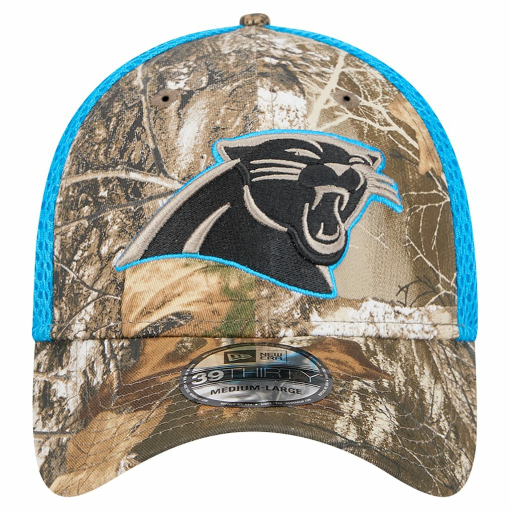 Carolina Panthers New Era Active 39THIRTY Flex Hat - Realtree Camo/Blue - NFL