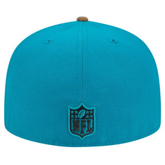 New Era Jacksonville Jaguars Teal Active Two-Tone Camo 59FIFTY Fitted Hat - NFL