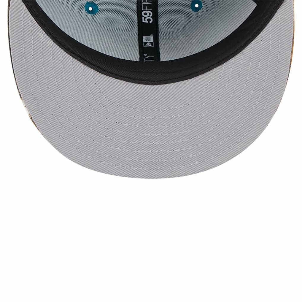 New Era Jacksonville Jaguars Teal Active Two-Tone Camo 59FIFTY Fitted Hat - NFL
