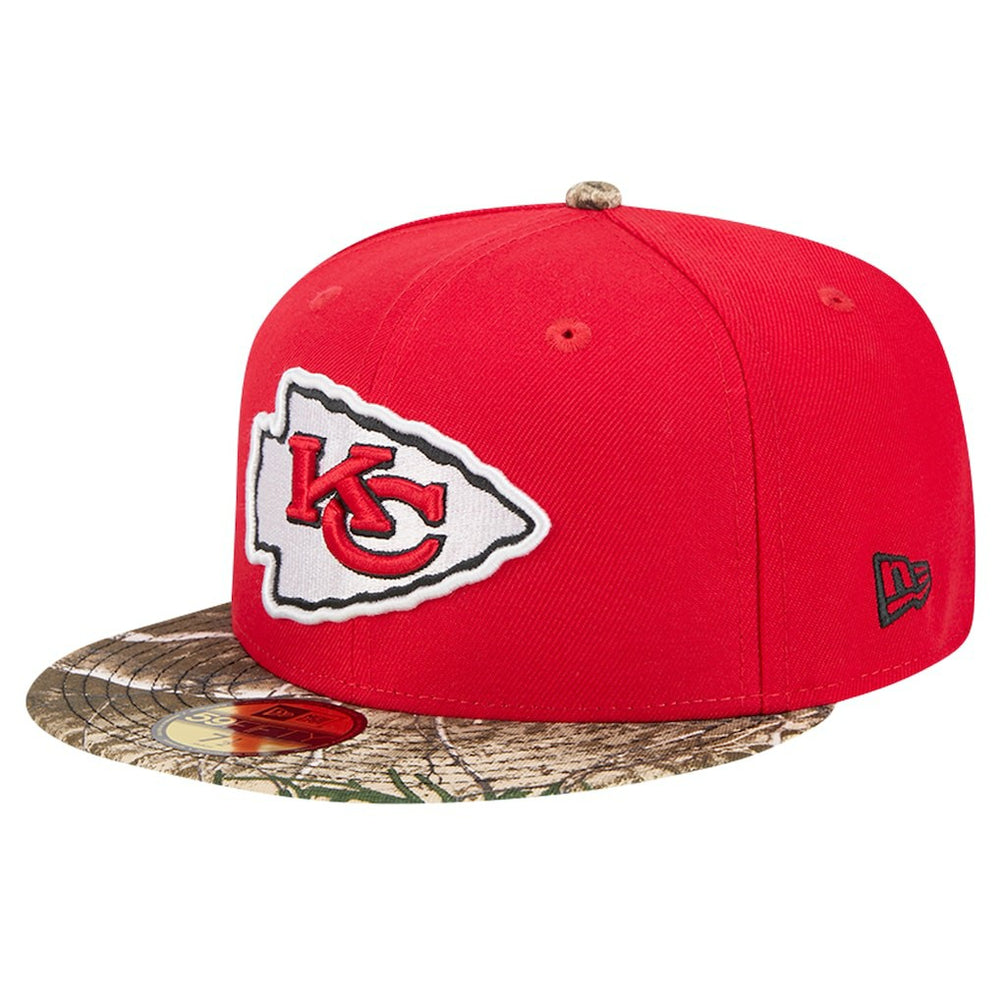 New Era Kansas City Chiefs Red Active Two-Tone Camo 59FIFTY Fitted Hat - NFL