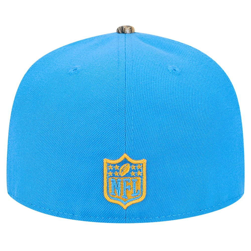 New Era Los Angeles Chargers Powder Blue Active Two-Tone Camo 59FIFTY Fitted Hat - NFL