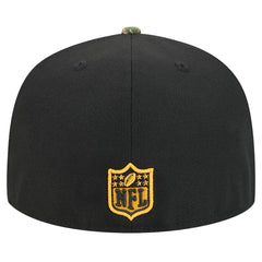 New Era Pittsburgh Steelers Black Active Two-Tone Camo 59FIFTY Fitted Hat - NFL