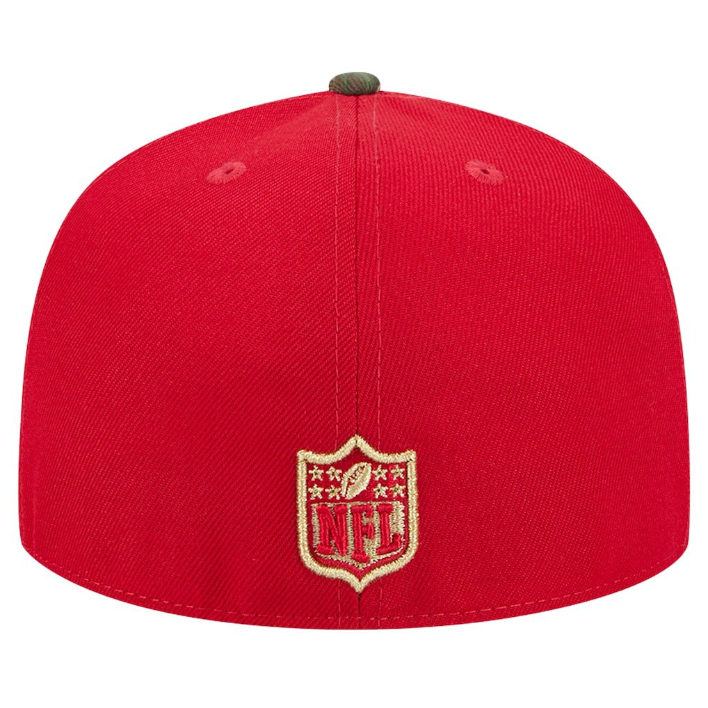 New Era San Francisco 49ers Scarlet Active Two-Tone Camo 59FIFTY Fitted Hat - NFL