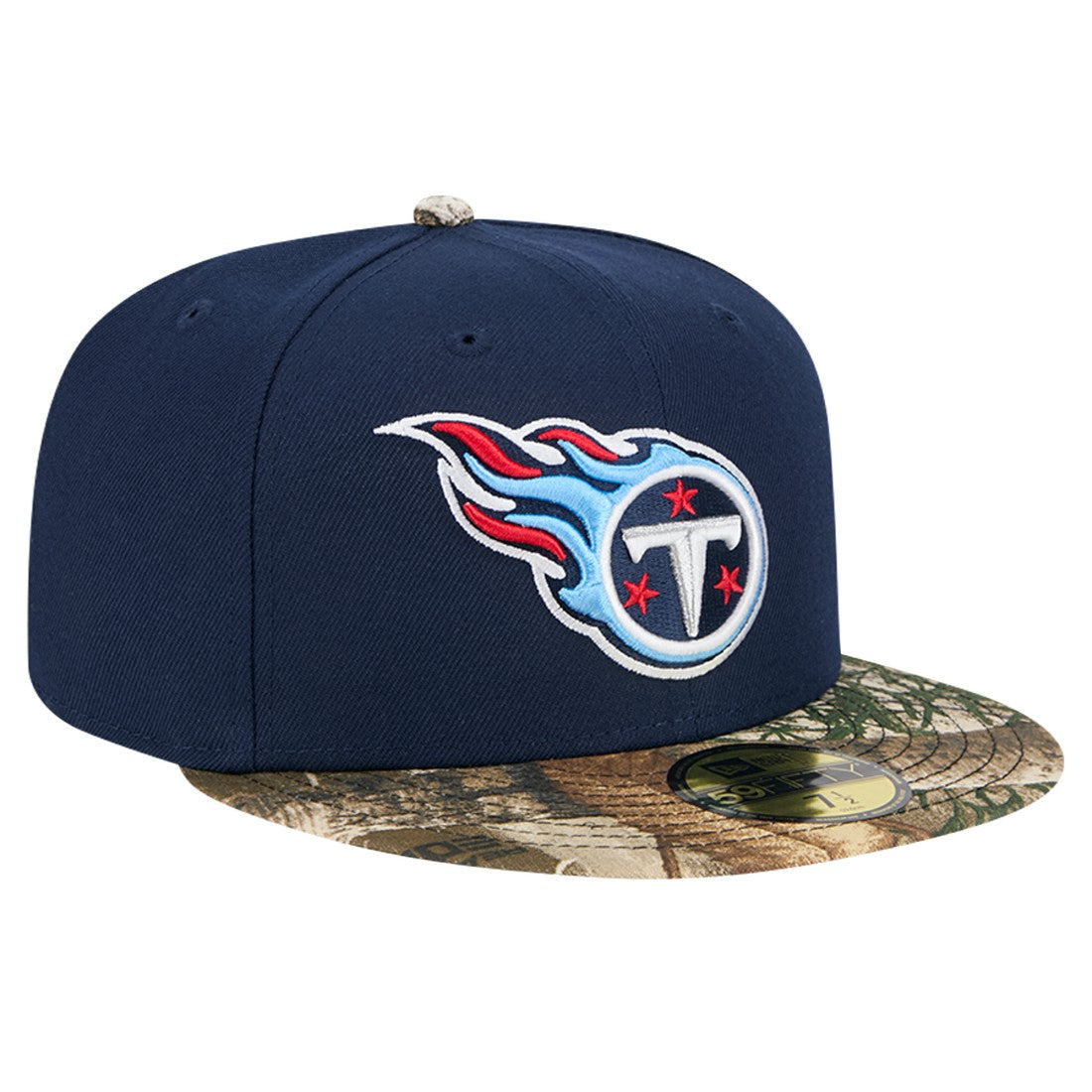 New Era Tennessee Titans Navy Active Two-Tone Camo 59FIFTY Fitted Hat - NFL