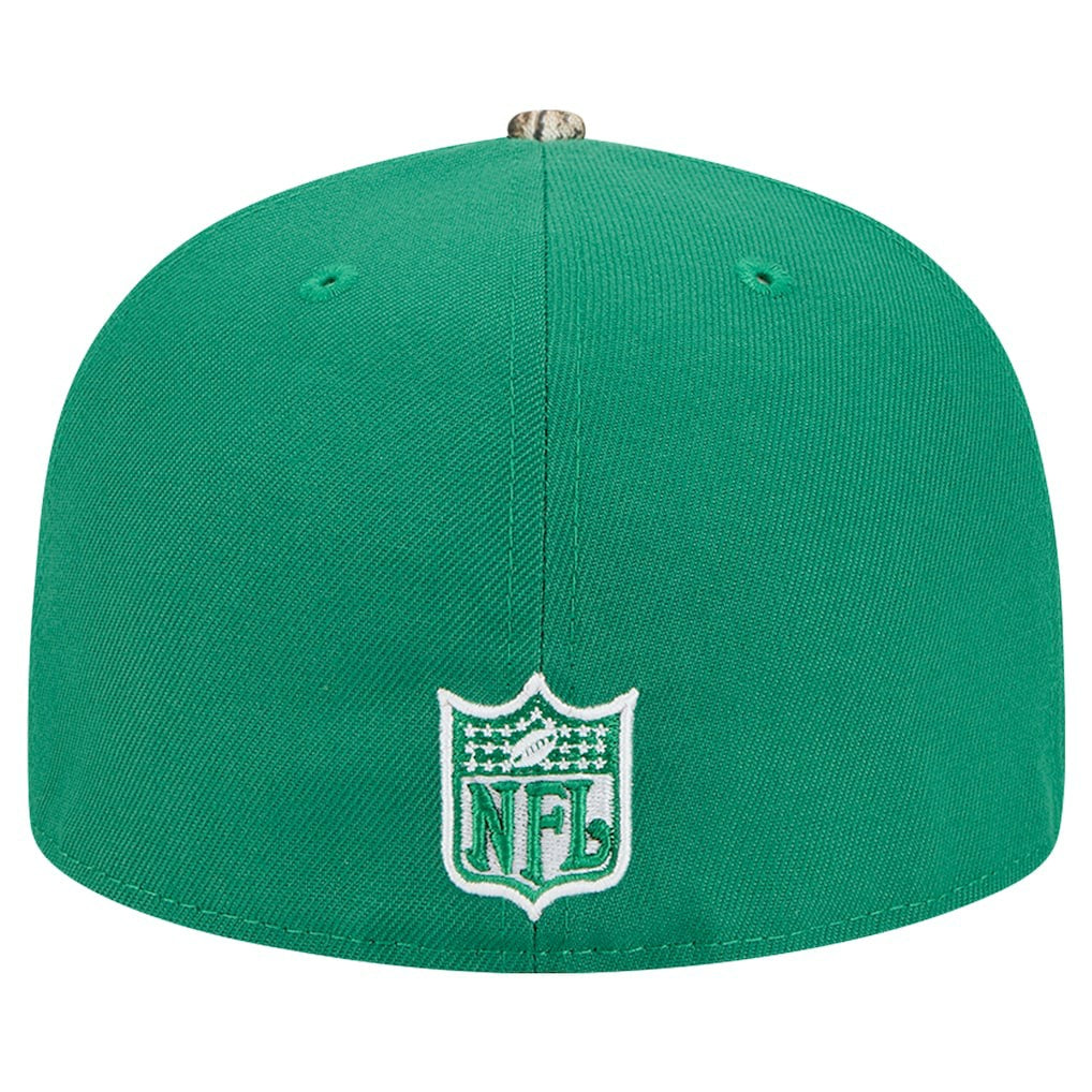 New Era Philadelphia Eagles Kelly Green Active Two-Tone Camo 59FIFTY Fitted Hat - NFL