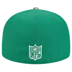 New Era Philadelphia Eagles Kelly Green Active Two-Tone Camo 59FIFTY Fitted Hat - NFL