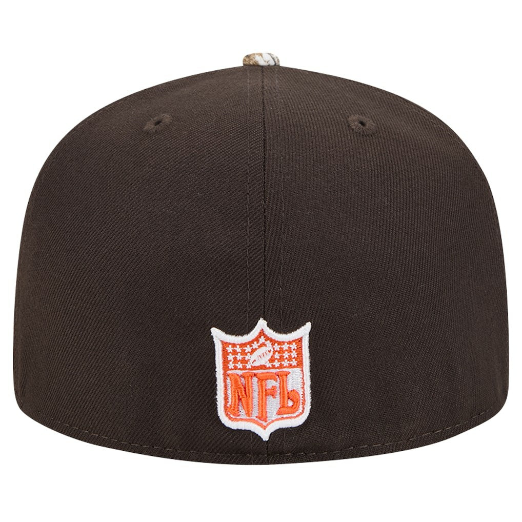 New Era Cleveland Browns Brown Active Two-Tone Camo 59FIFTY Fitted Hat - NFL