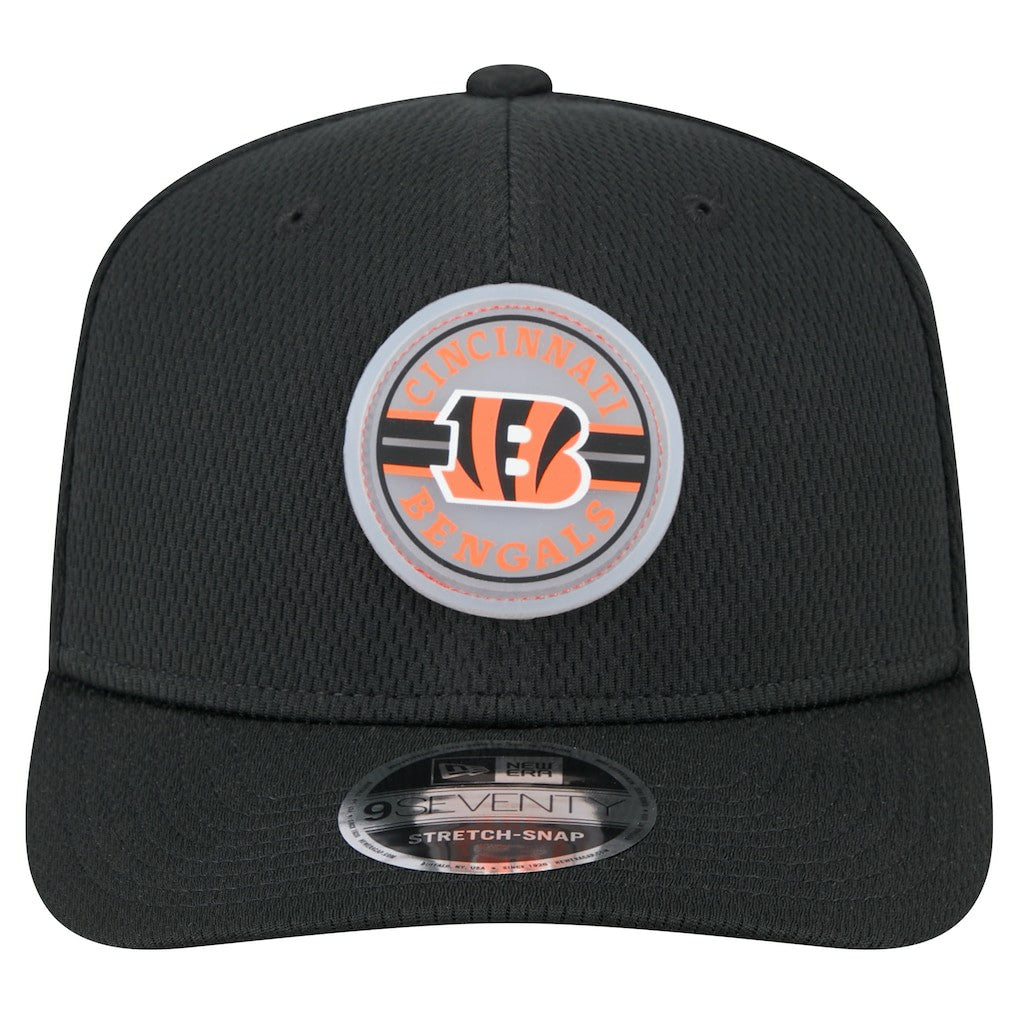 Cincinnati Bengals New Era Adventure Patched 9SEVENTY Stretch-Snap Adjustable Hat - Black - NFL
