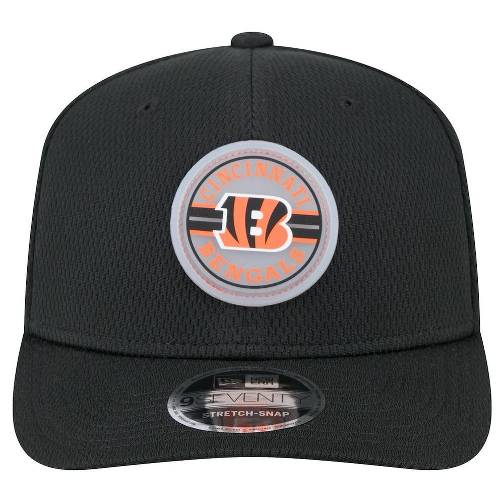 Cincinnati Bengals New Era Adventure Patched 9SEVENTY Stretch-Snap Adjustable Hat - Black - NFL