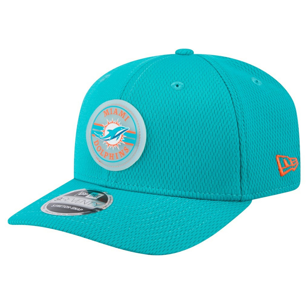 Miami Dolphins New Era Adventure Patched 9SEVENTY Stretch-Snap Adjustable Hat - Aqua - NFL