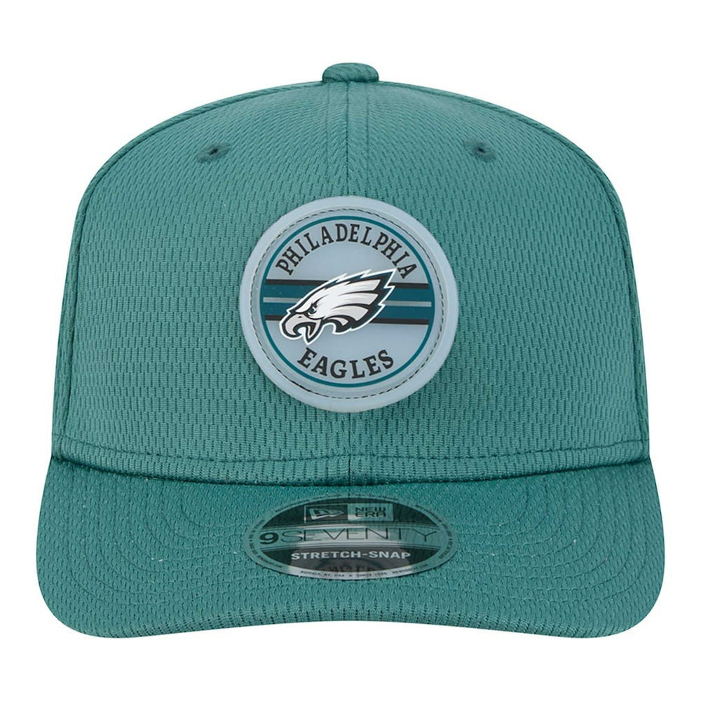 Philadelphia Eagles New Era Adventure Patched 9SEVENTY Stretch-Snap Adjustable Hat - Midnight Green - NFL