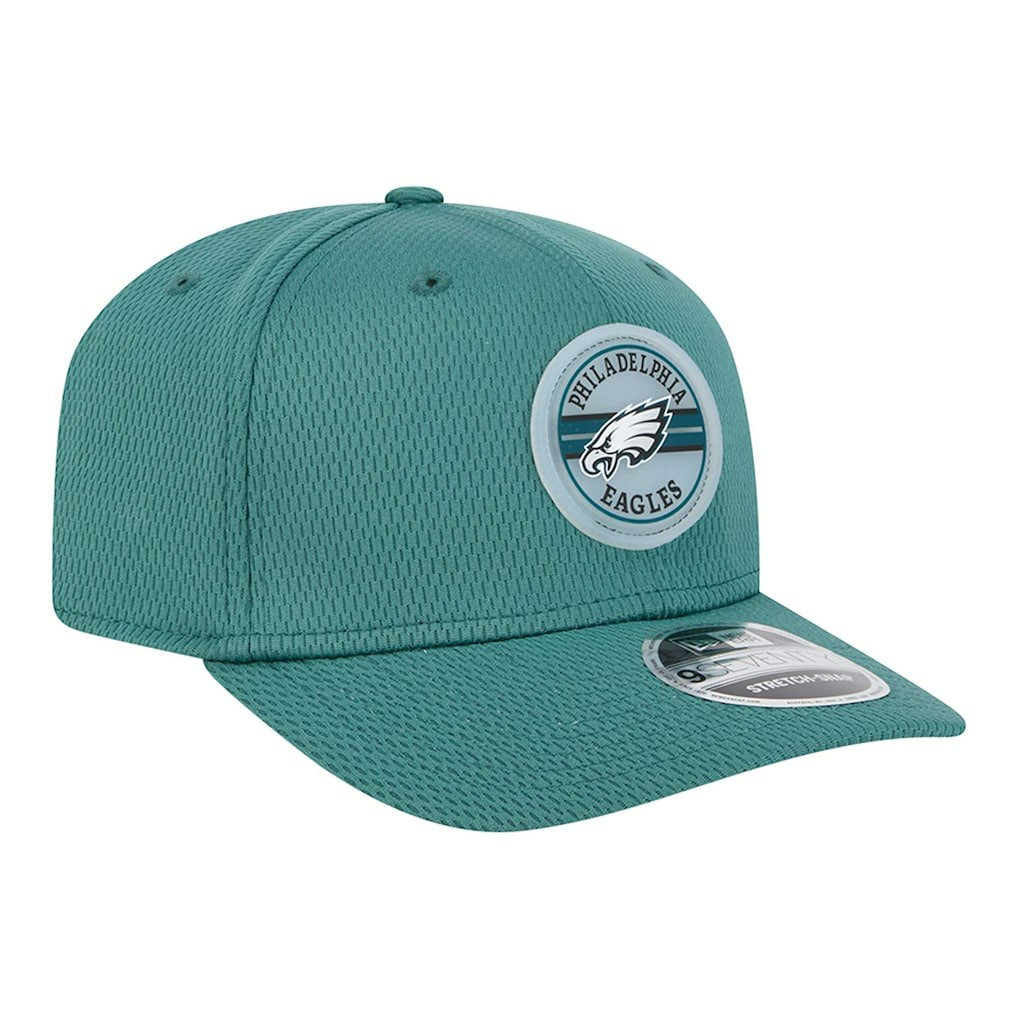 Philadelphia Eagles New Era Adventure Patched 9SEVENTY Stretch-Snap Adjustable Hat - Midnight Green - NFL