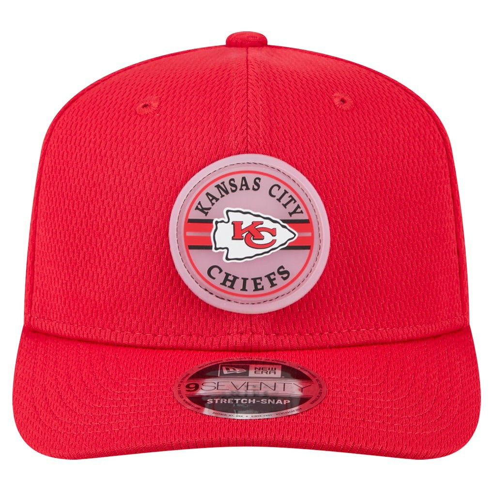 Kansas City Chiefs New Era Adventure Patched 9SEVENTY Stretch-Snap Adjustable Hat - Red - NFL