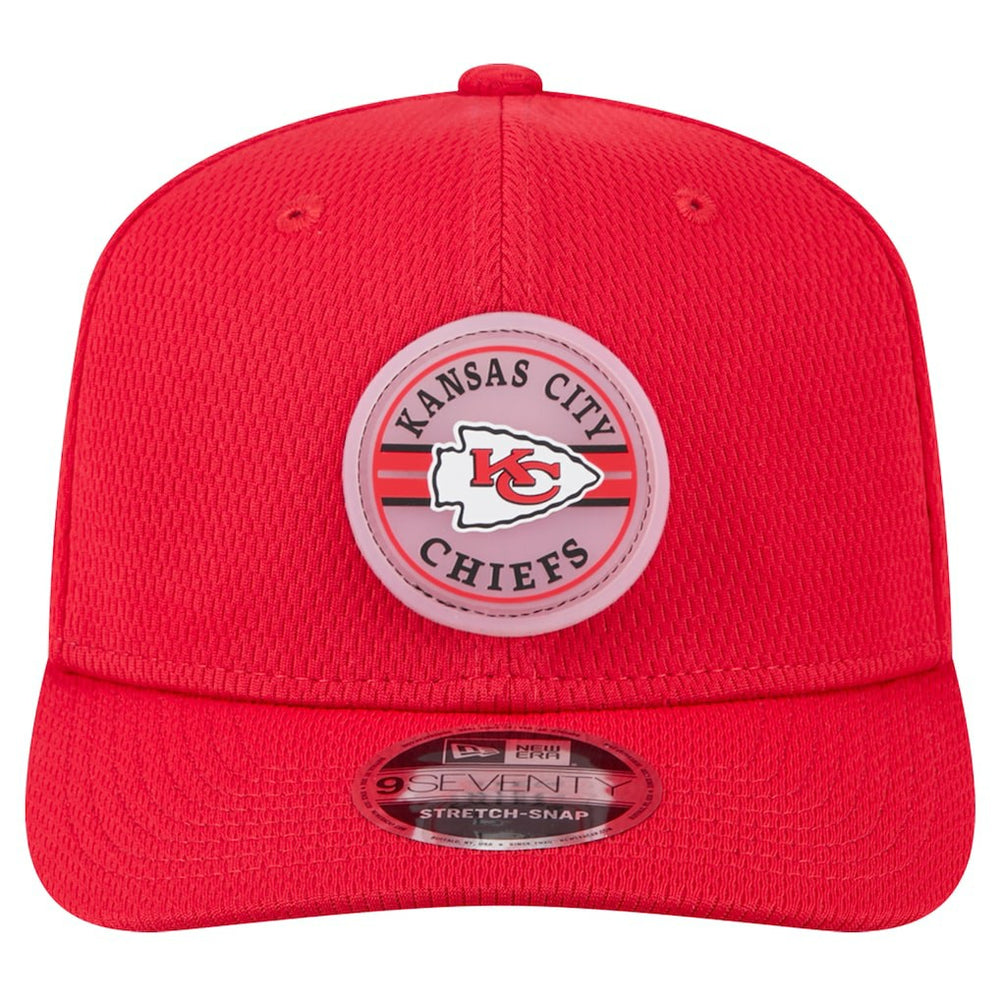 Kansas City Chiefs New Era Adventure Patched 9SEVENTY Stretch-Snap Adjustable Hat - Red - NFL