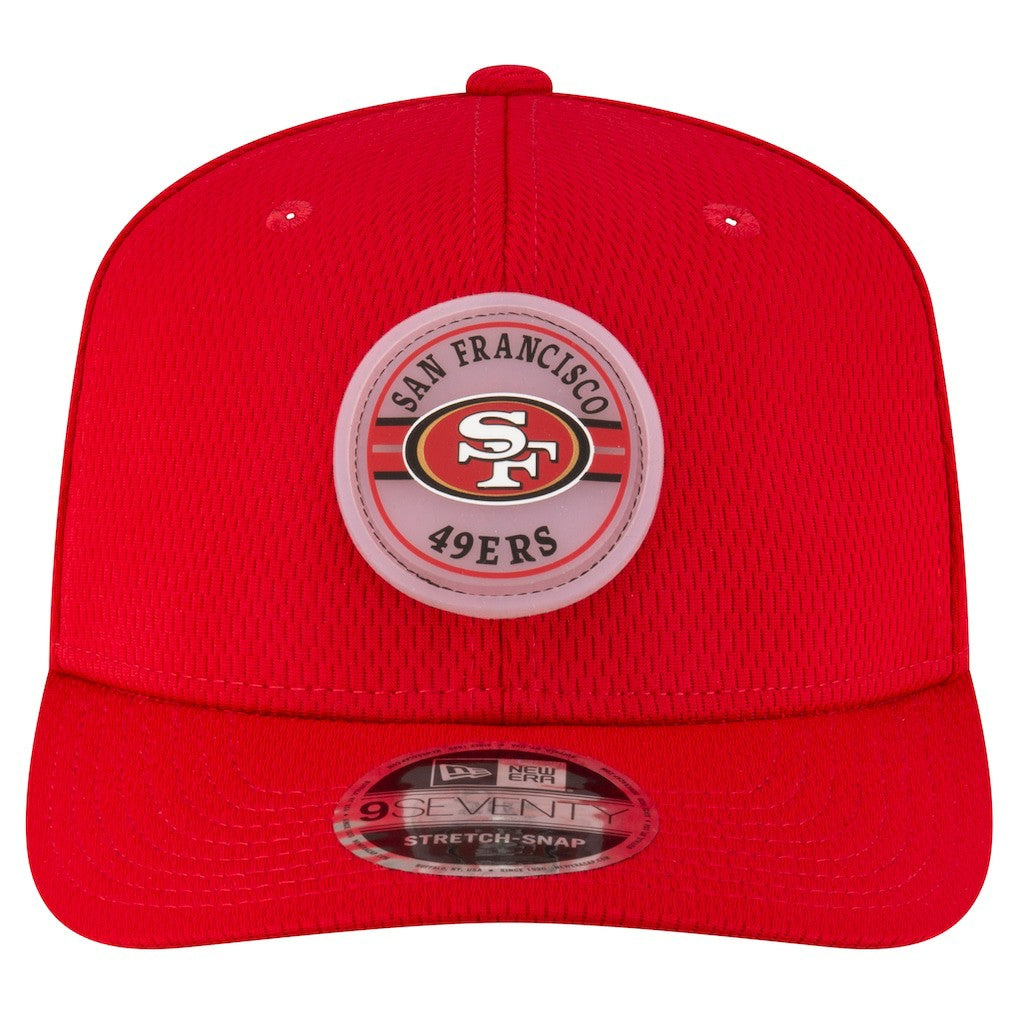 San Francisco 49ers New Era Adventure Patched 9SEVENTY Stretch-Snap Adjustable Hat - Scarlet - NFL