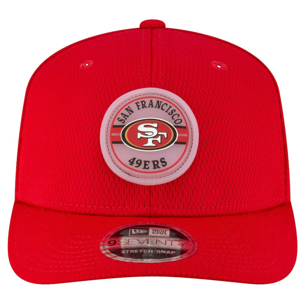 San Francisco 49ers New Era Adventure Patched 9SEVENTY Stretch-Snap Adjustable Hat - Scarlet - NFL