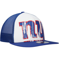 New Era New York Giants Distressed 9FIFTY A-Frame Snapback Hat - White/Royal - NFL
