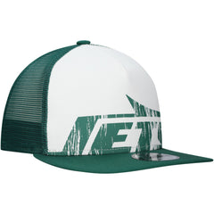 New Era New York Jets Distressed 9FIFTY A-Frame Snapback Hat - White/Green - NFL