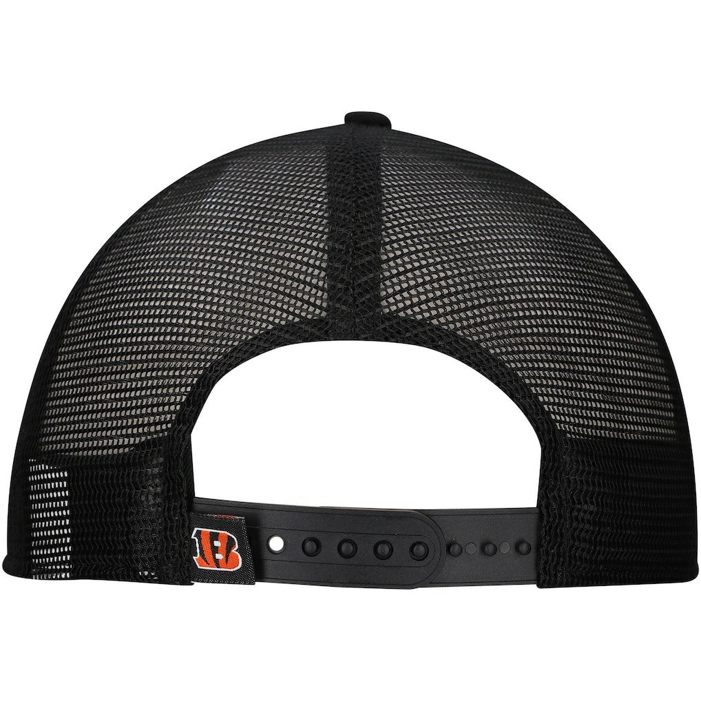 New Era Cincinnati Bengals Distressed 9FIFTY A-Frame Snapback Hat - White/Black - NFL
