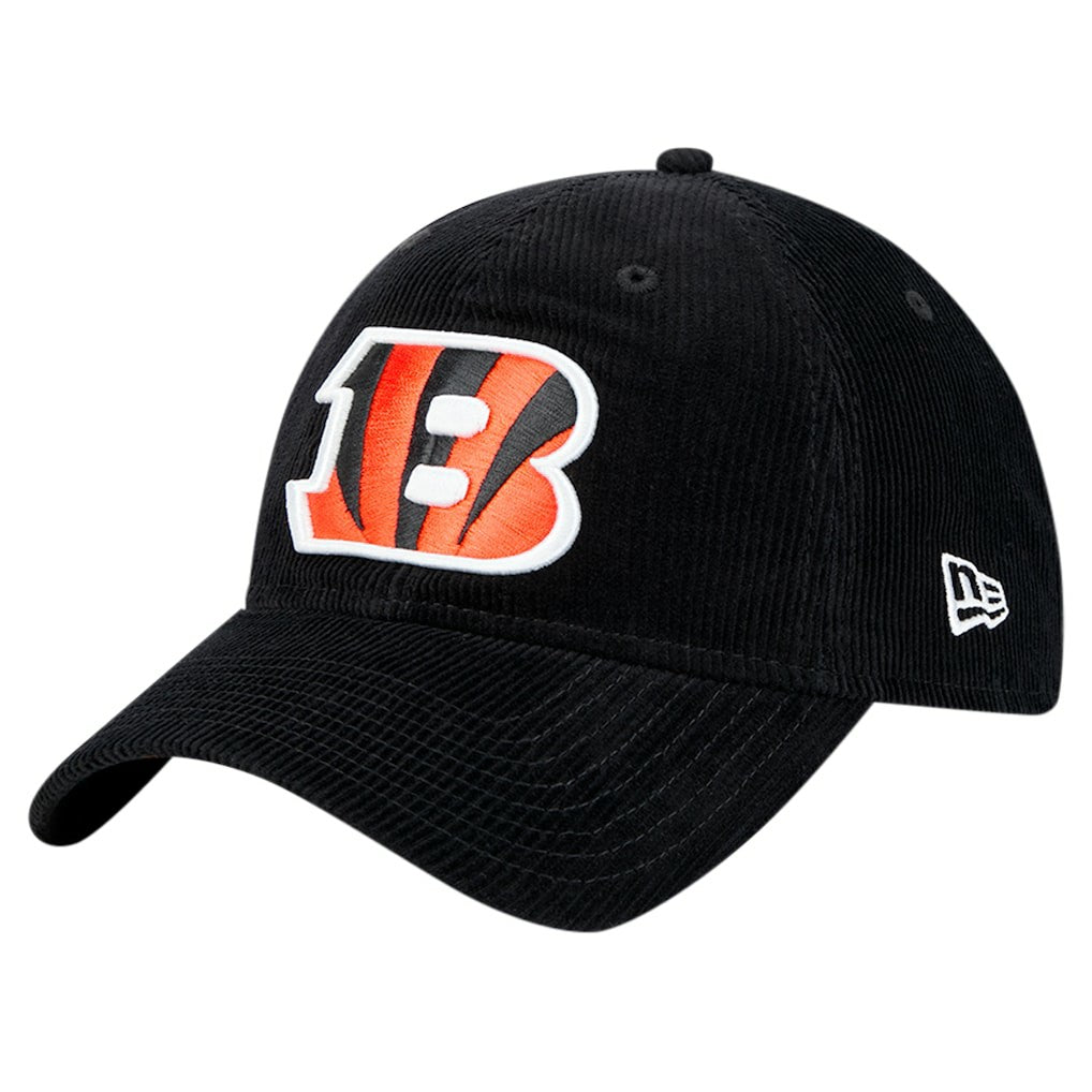Cincinnati Bengals New Era Corded 9TWENTY Adjustable Hat - Black - NFL