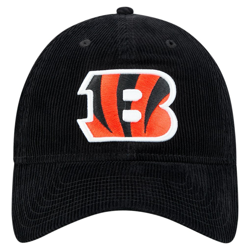 Cincinnati Bengals New Era Corded 9TWENTY Adjustable Hat - Black - NFL