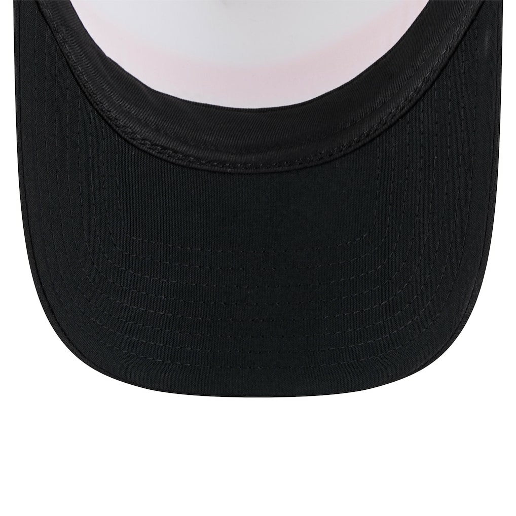 Cincinnati Bengals New Era Sport Night Color Block 9FORTY A-Frame Trucker Adjustable Hat - White/Black - NFL
