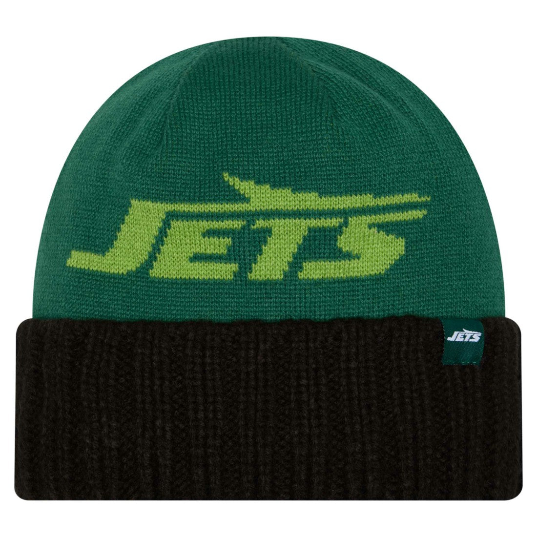 New York Jets New Era Oversize Cuffed Knit Hat - Green - NFL