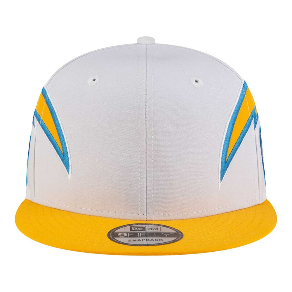 Los Angeles Chargers New Era Helmet 9FIFTY Snapback Hat - White - NFL
