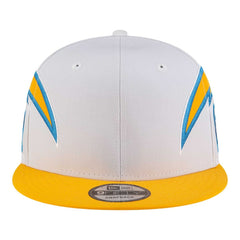 Los Angeles Chargers New Era Helmet 9FIFTY Snapback Hat - White - NFL