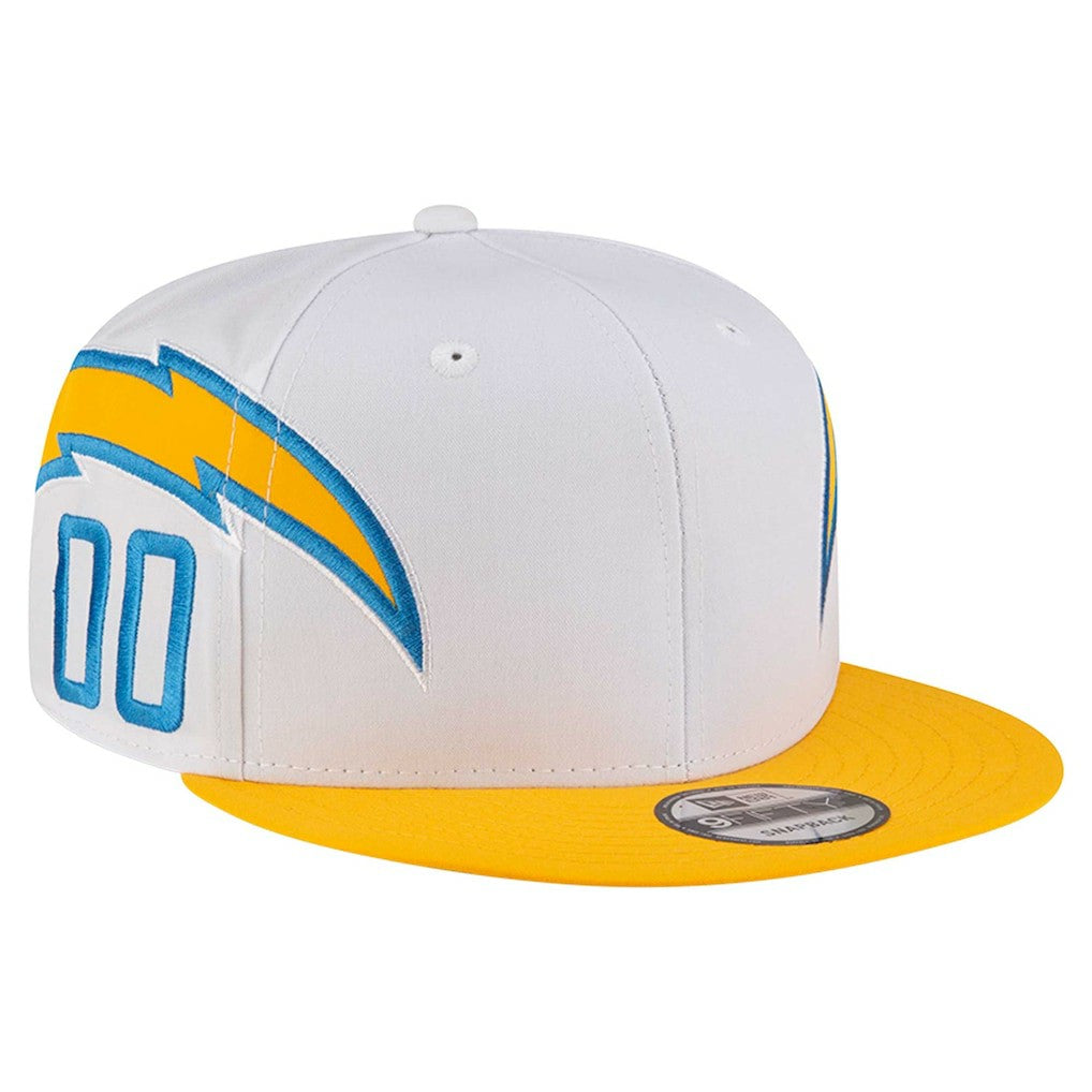 Los Angeles Chargers New Era Helmet 9FIFTY Snapback Hat - White - NFL