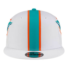 Miami Dolphins New Era Helmet 9FIFTY Snapback Hat - White - NFL