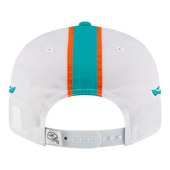 Miami Dolphins New Era Helmet 9FIFTY Snapback Hat - White - NFL