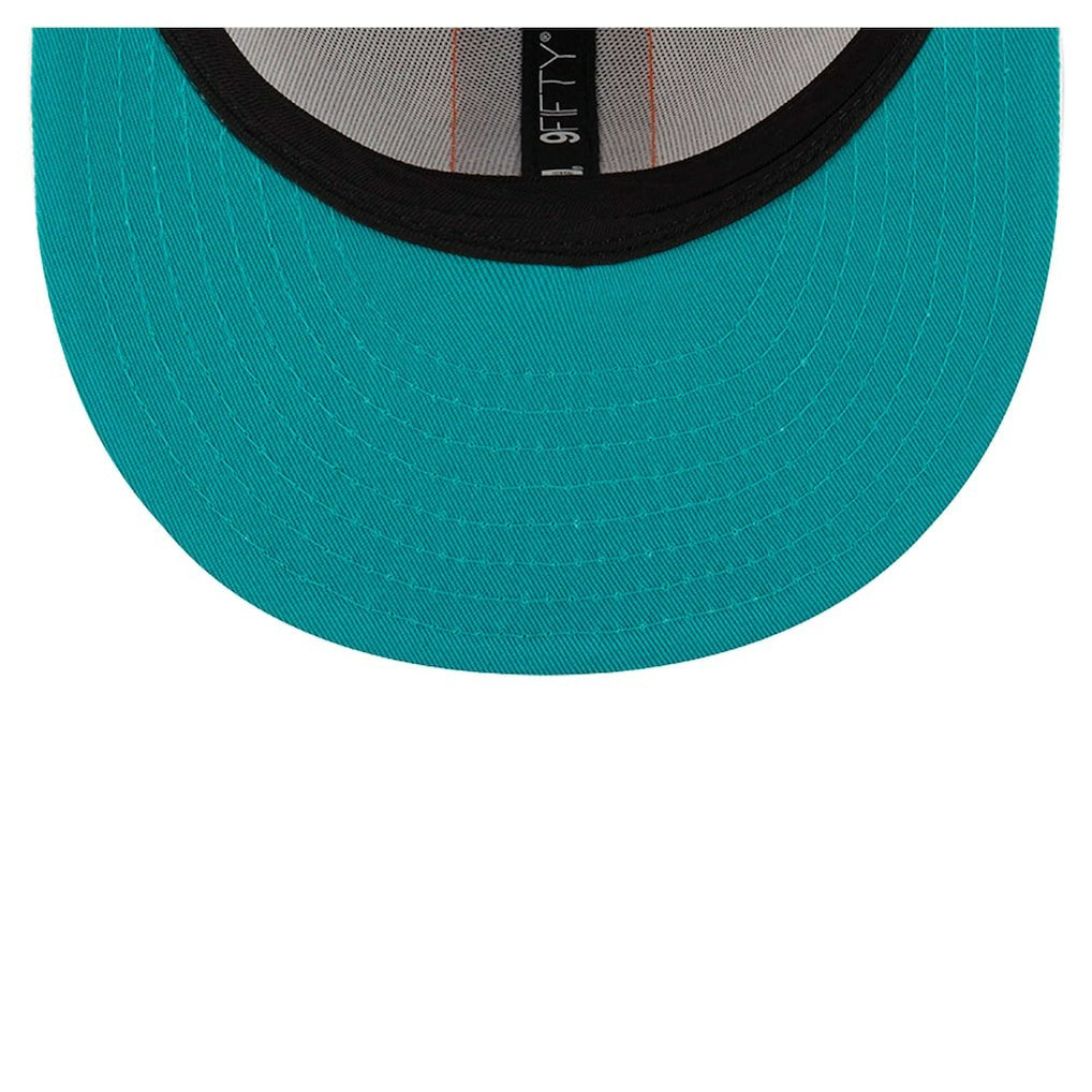 Miami Dolphins New Era Helmet 9FIFTY Snapback Hat - White - NFL