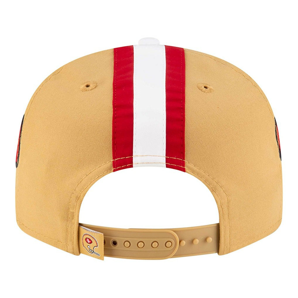 San Francisco 49ers New Era Throwback Helmet 9FIFTY Snapback Hat - Gold - NFL