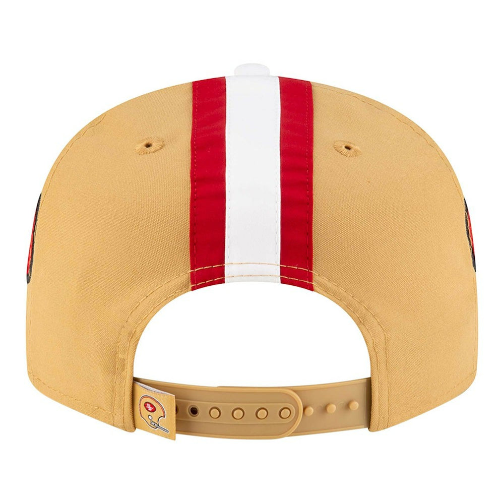 San Francisco 49ers New Era Throwback Helmet 9FIFTY Snapback Hat - Gold - NFL