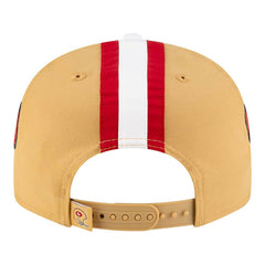 San Francisco 49ers New Era Throwback Helmet 9FIFTY Snapback Hat - Gold - NFL