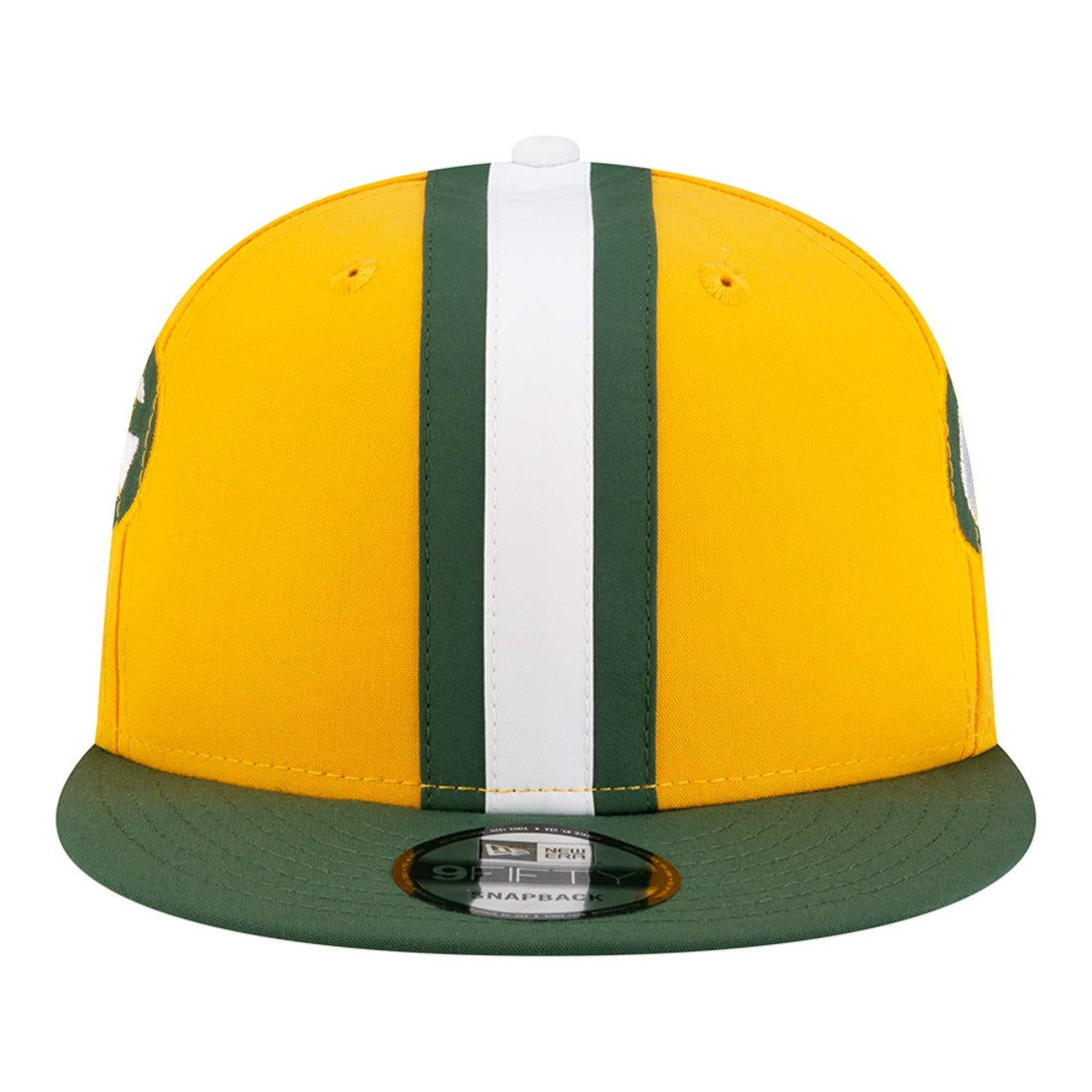 Green Bay Packers New Era Helmet 9FIFTY Snapback Hat - Gold - NFL