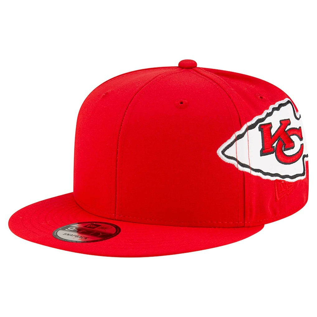 Kansas City Chiefs New Era Helmet 9FIFTY Snapback Hat - Red - NFL