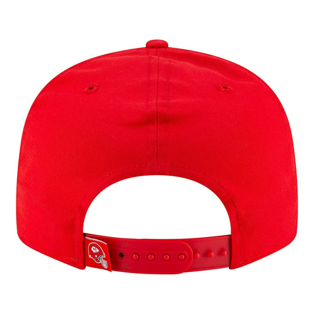 Kansas City Chiefs New Era Helmet 9FIFTY Snapback Hat - Red - NFL