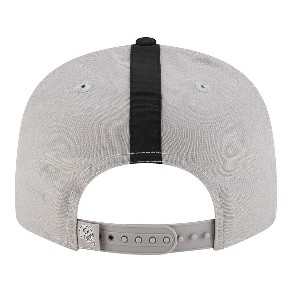 Las Vegas Raiders New Era Helmet 9FIFTY Snapback Hat - Gray - NFL