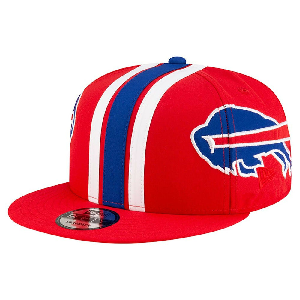 Buffalo Bills New Era Throwback Helmet 9FIFTY Snapback Hat - Red - NFL