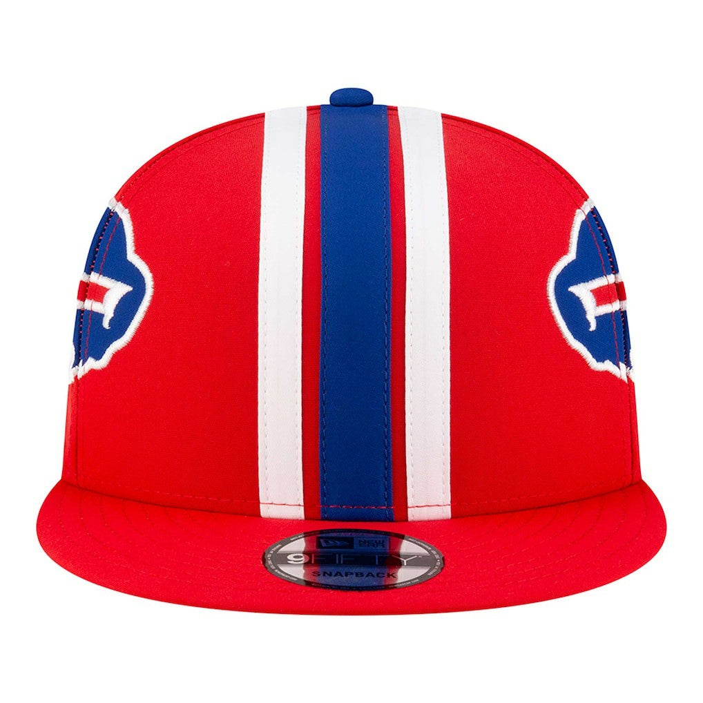 Buffalo Bills New Era Throwback Helmet 9FIFTY Snapback Hat - Red - NFL