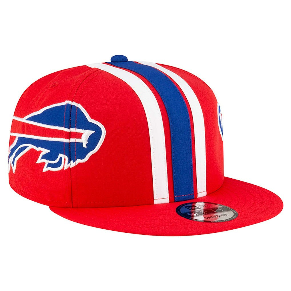 Buffalo Bills New Era Throwback Helmet 9FIFTY Snapback Hat - Red - NFL