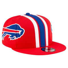 Buffalo Bills New Era Throwback Helmet 9FIFTY Snapback Hat - Red - NFL
