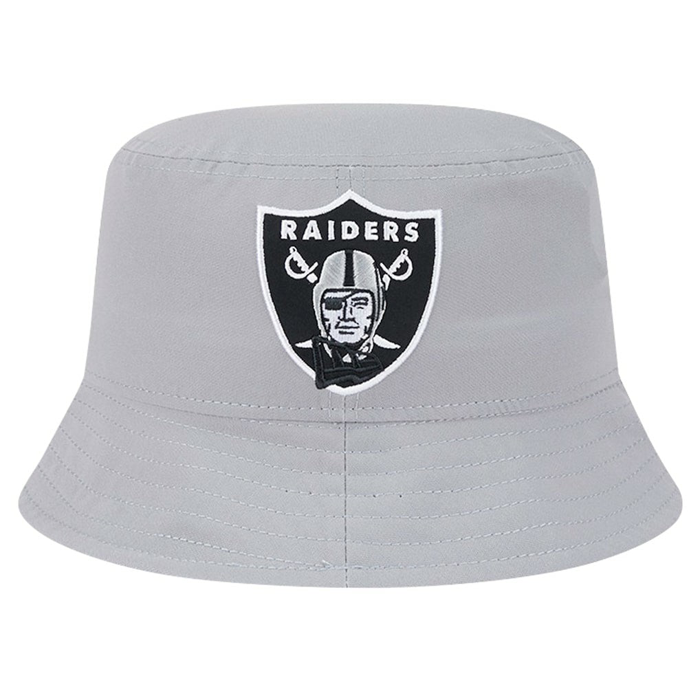 Las Vegas Raiders New Era Helmet Bucket Hat - Gray - NFL