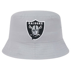 Las Vegas Raiders New Era Helmet Bucket Hat - Gray - NFL